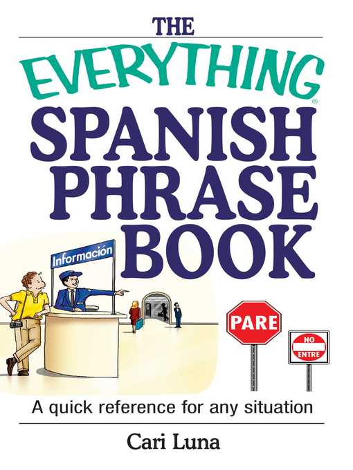 Title details for The Everything Spanish Phrase Book by Cari Luna - Wait list
